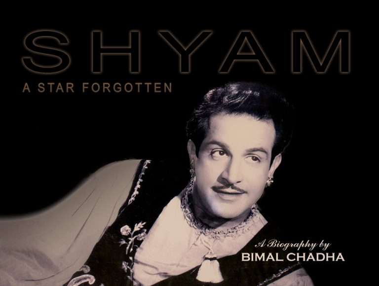 Shyam - A Star Forgotten - book cover
